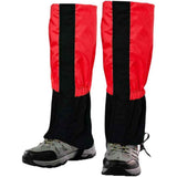Waterproof Gators for Hiking Boots and Shoes Lightweight Adjustable Leg Gaiters for Men Women Gaiters for Hiking Snowshoeing（Red adult） In Australia - Darrahopens