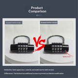 Combination Lock Cable Lock with 4 Digits Cabinet Lock with  Durable Cable Ideal for lockers, Gym, gate, Fence, Toolbox, case, hasp Storage and Outdoor（black175mm） In Australia - Darrahopens