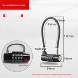 Combination Lock Cable Lock with 4 Digits Cabinet Lock with  Durable Cable Ideal for lockers, Gym, gate, Fence, Toolbox, case, hasp Storage and Outdoor（black175mm） In Australia - Darrahopens