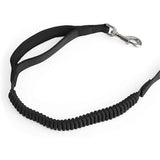 Hands Free Dog Leash for Walking Running with Safety Car Seat Belt Shock Absorbing Bungee Leash with Padded Handle (Black) In Australia - Darrahopens