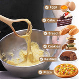 13Inch Wooden  Dough Whisk Sourdough Whisk Dough Mixer Bread Whisking Tool for Mixing Sourdough Bread Baking Supplies for Pastries, Egg, Pizza(2 Pcs) In Australia - Darrahopens