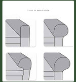 Set of 2 PU Leather Sofa Armrest Cover Anti-Slip Waterproof Furniture Armrest Protector Armchair Slipcovers for Recliner Sofa Chairs(Grey) In Australia - Darrahopens