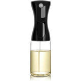 300ml Oil Bottles Kitchen Household Oil Spray Bottle Olive Oil Cooking Oil Barbecue Fat Reduction Oil Control Atomized Glass Spray Pot Kitchen Oil Dispenser(Black) In Australia - Darrahopens