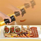 300ml Oil Bottles Kitchen Household Oil Spray Bottle Olive Oil Cooking Oil Barbecue Fat Reduction Oil Control Atomized Glass Spray Pot Kitchen Oil Dispenser(Black) In Australia - Darrahopens