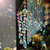Rainbow Manufacturing for Window Hanging, Rainbow Maker   Indoor Window Glass Wind Chimes Home Garden Decor, Purple In Australia - Darrahopens