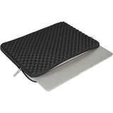 13 inch laptop case foam shockproof pad protective case fluffy lining zipper protective case handbag, (black) In Australia - Darrahopens
