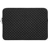 13 inch laptop case foam shockproof pad protective case fluffy lining zipper protective case handbag, (black) In Australia - Darrahopens
