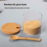 Condiment Containers with lids 3 pack Seasoning Box Condiment Pots Jars with Spoons Container for Spice Salt Sugar Cruet In Australia - Darrahopens