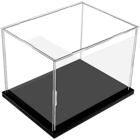 Acrylic Display Boxes for Collectibles Assemble Clear Acrylic Box Dustproof Protection Glass Case for Display Action Lego Figures Doll (10*10*10 cm) In Australia - Darrahopens