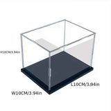 Acrylic Display Boxes for Collectibles Assemble Clear Acrylic Box Dustproof Protection Glass Case for Display Action Lego Figures Doll (10*10*10 cm) In Australia - Darrahopens