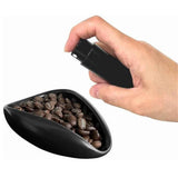 Coffee Bean Dosing Cup and Spray Bottle Kit - Ceramic Single Dosing Tray, Static Reducing Spray (Black) In Australia - Darrahopens