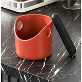 Coffee Knock Box Coffee Knock Box Grounds Container Anti Slip Dump Bin Grind Barista Goods Cafe Bar Accessories(Red) In Australia - Darrahopens