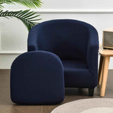 2-piece chair cover, telescopic chair cover, soft armrest chair cover, detachable furniture protector, living room armrest chair cover, navy blue In Australia - Darrahopens
