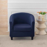 2-piece chair cover, telescopic chair cover, soft armrest chair cover, detachable furniture protector, living room armrest chair cover, navy blue In Australia - Darrahopens