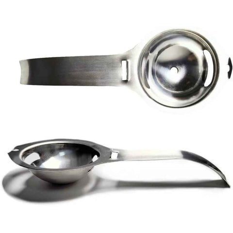 2pcs Egg separators, egg white and yolk separator, stainless steel, health and safety, separator, kitchen gadgets,egg separator for raw eggs（304 Stainless Steel ） In Australia - Darrahopens