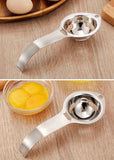 2pcs Egg separators, egg white and yolk separator, stainless steel, health and safety, separator, kitchen gadgets,egg separator for raw eggs（304 Stainless Steel ） In Australia - Darrahopens