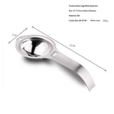 2pcs Egg separators, egg white and yolk separator, stainless steel, health and safety, separator, kitchen gadgets,egg separator for raw eggs（304 Stainless Steel ） In Australia - Darrahopens