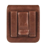 Cell Phone Waist Pouch Small Mobile Phone Waist Holder Leather Hiking Walking Carry Case Smartphone Waist Wallet Handbag，dark brown In Australia - Darrahopens