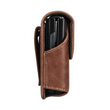 Cell Phone Waist Pouch Small Mobile Phone Waist Holder Leather Hiking Walking Carry Case Smartphone Waist Wallet Handbag，dark brown In Australia - Darrahopens