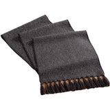 Tassel Table Runner, Linen Blend Rustic Farmhouse Style Kitchen Table Decoration Holiday Wedding Party Dinning Decor 33*143cm Black In Australia - Darrahopens