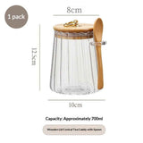 Sugar Bowls Sugar Container Glass Coffee Canister Airtight Storage Jar with Lid and Spoon Candy Jar Coffee Bar Accessories Storage Beans Powder (Conical) In Australia - Darrahopens