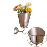 Wall Mounted Container Vase, Multi-Function Hanging Organizer for Home, Bathroom and Party, Artificial Plants, Outdoor, Mail Organize, Spring Summer Decoration ( Gold) In Australia - Darrahopens