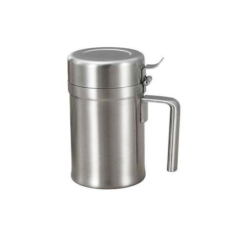 Stainless Steel Olive Oil Dispenser Bottle, Leak-Proof Cooking Oil Can, Drip Free Kitchen Dispenser Pot, Syrup Jar keeper, Storage Container with Lid, Easy to Fill and Clean (500ml) In Australia - Darrahopens