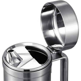 Stainless Steel Olive Oil Dispenser Bottle, Leak-Proof Cooking Oil Can, Drip Free Kitchen Dispenser Pot, Syrup Jar keeper, Storage Container with Lid, Easy to Fill and Clean (500ml) In Australia - Darrahopens