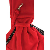 Dog Cat Sling Carrier, Small Dog Carrier, Adjustable Dog Sling, pet bag, Collar Hook for Dog/Cat/(Red) In Australia - Darrahopens
