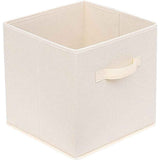 Basics Fabric Clothing Storage Bins - 27*27*28cm- Collapsible Storage Cubes Organizer with Handles, Linen Foldable Storage Baskets Cloth Box Containers, Closet Organizers 2pcs In Australia - Darrahopens