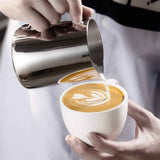 304 Stainless Steel Milk Frothing Pitcher 350ml+Pull flower needle, Espresso Steaming Pitcher with Decorating Pen for Espresso Machines, Cappuccino In Australia - Darrahopens