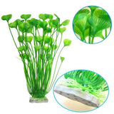Plastic Fish Tank Plants, 2 Pack Artificial Tall Aquarium Plants for Fish Tank Decor,Fish tank landscaping decoration with aquatic plants  (Green) In Australia - Darrahopens