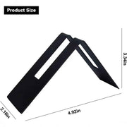 Single Slot Coffee Filter Paper Holder, Stainless Steel Storage Rack, with V-Shaped Design, for Coffee Accessories, for Most Standard-V60 and Cone Filter Papers, （black） In Australia - Darrahopens