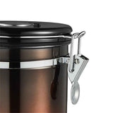 Coffee Canister for ground coffee with Date Tracker, 304 Stainless Steel Kitchen Food Airtight storage container for Coffee Beans or Grounds, Tea, Sugar(1.8L -Gradient) In Australia - Darrahopens