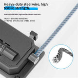 2pcs Anti-Pinch Hand Baby Safety Lock Adjustable No Drilling Cabinet Lock Child Protection Window Digital Password Lock for Home(Black) In Australia - Darrahopens