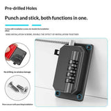 2pcs Anti-Pinch Hand Baby Safety Lock Adjustable No Drilling Cabinet Lock Child Protection Window Digital Password Lock for Home(Black) In Australia - Darrahopens