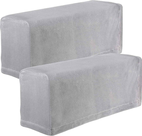 2Pcs Stretch Fabric Armrest Covers Anti-Slip  Recliner Armchair Couch Armrest Protector Furniture Protector Armchair light gray In Australia - Darrahopens