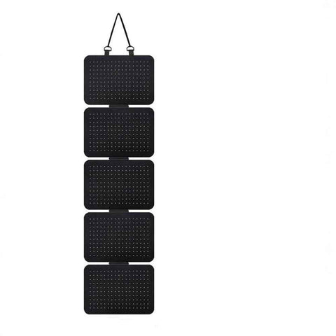 Enamel Lapel Pin Display Panels Organizer with 5 Loose-Leaf Board Pieces, Hanging Brooch Pin Organizer, (Pins Not Included) (Black) In Australia - Darrahopens