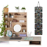 Enamel Lapel Pin Display Panels Organizer with 5 Loose-Leaf Board Pieces, Hanging Brooch Pin Organizer, (Pins Not Included) (Black) In Australia - Darrahopens