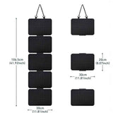 Enamel Lapel Pin Display Panels Organizer with 5 Loose-Leaf Board Pieces, Hanging Brooch Pin Organizer, (Pins Not Included) (Black) In Australia - Darrahopens