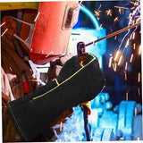 Fireproof Gloves Heat & Fire Resistant Leather Welding Gloves Non Slip Mitts for Fireplace, Stove, Oven, Grill, Welding, BBQ, Pot Holder, Animal Handling（14in） In Australia - Darrahopens
