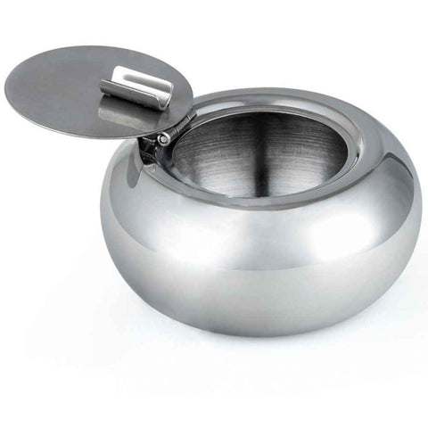 Stainless Steel Cigarette Ashtray with Lid, maxin Smokeless Ashtray Indoor Desktop Smoking Ash Tray for Home office Decoration- Gold Small Size In Australia - Darrahopens