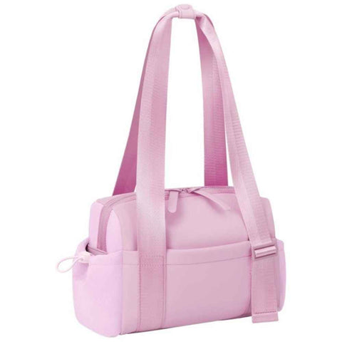 Mini Gym Bag for Women with Adjustable Wide Strap - Lightweight Waterproof Duffle & Crossbody Travel Bag with Wet/Dry Compartments, Multi-Pocket Design for Gym Clothes & Essentials（Pink） In Australia - Darrahopens