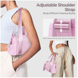 Mini Gym Bag for Women with Adjustable Wide Strap - Lightweight Waterproof Duffle & Crossbody Travel Bag with Wet/Dry Compartments, Multi-Pocket Design for Gym Clothes & Essentials（Pink） In Australia - Darrahopens
