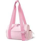 Mini Gym Bag for Women with Adjustable Wide Strap - Lightweight Waterproof Duffle & Crossbody Travel Bag with Wet/Dry Compartments, Multi-Pocket Design for Gym Clothes & Essentials（Pink） In Australia - Darrahopens