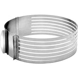 Cake Leveler Slicer, Adjustable Round Cake Rings, Cake cutter  Stainless Steel Cake Slicing Accessories, 6 inch In Australia - Darrahopens