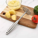 Stainless Steel Potato Masher - Heavy Duty Mashed Potato Maker, Avocado, Sweet Potato, Vegetable, Fruit Mash Tool In Australia - Darrahopens