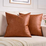 18 x 18 Set of 2 Boho Pillow Covers Throw Pillows Farmhouse Modern Decorative Throw Pillow Covers Luxury Accent Pillows Cushion Cases for Couch Bed Sofa(Amber Brown ) In Australia - Darrahopens