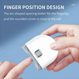 Automatic Electric Nail Clipper, Electric Nail Filer, USB Rechargeable with Nail Clipping Storage, Safe for Babies, Childrens, Adults, Seniors and Caregivers, White In Australia - Darrahopens