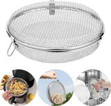 304 stainless steel air fryer accessories, drying grill, detachable dehydration rack, multifunctional drying mesh screen In Australia - Darrahopens